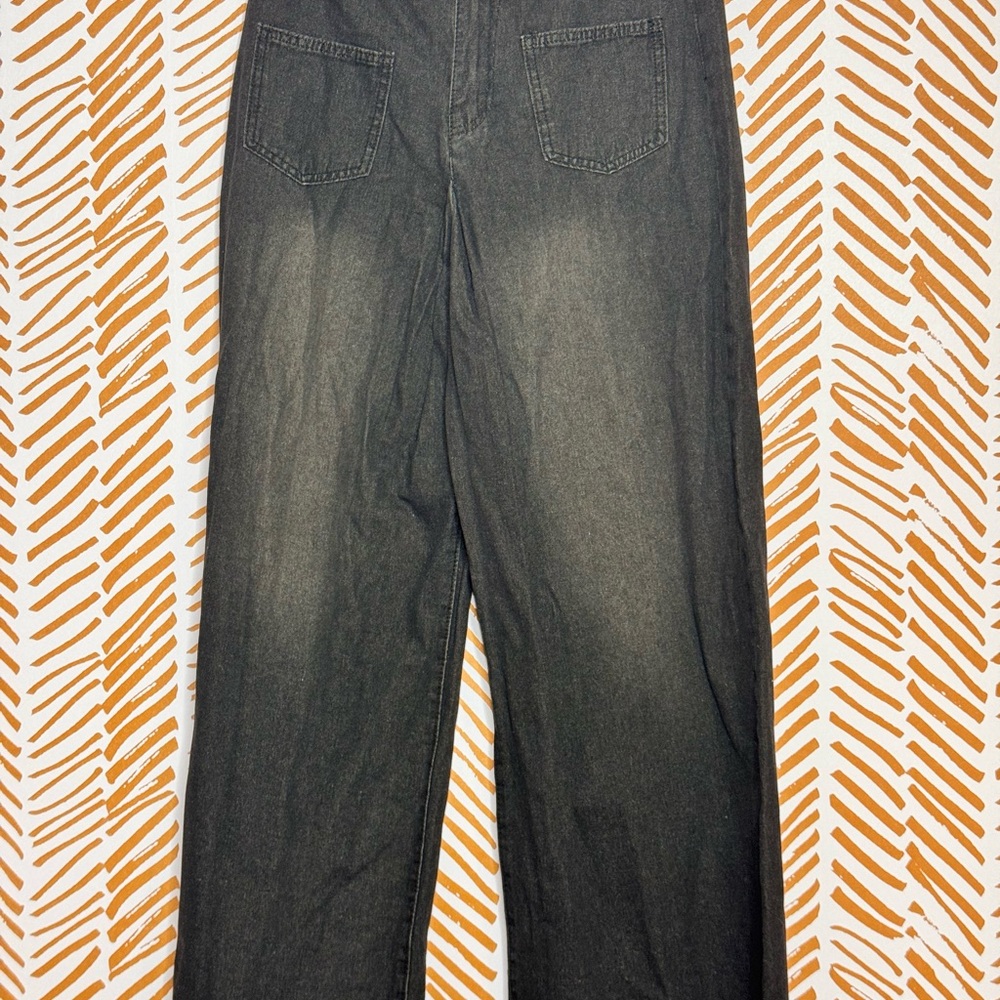 Women's Distressed Boot Cut Jeans - Black